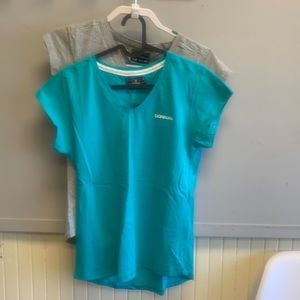 Donnay grey & teal short sleeve T-shirts 2/$12 size US6